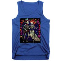 Dancing Skeletons Costume Dia De Los Muertos Day of The Dead Tank Top