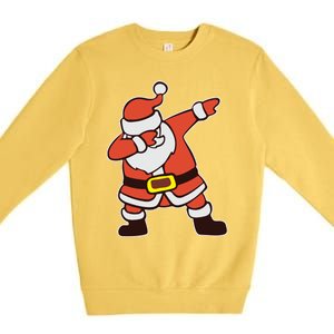 Dabbing Santa Christmas Gift Premium Crewneck Sweatshirt