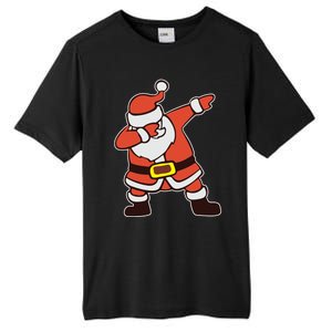 Dabbing Santa Christmas Gift Tall Fusion ChromaSoft Performance T-Shirt