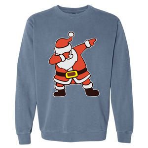 Dabbing Santa Christmas Gift Garment-Dyed Sweatshirt