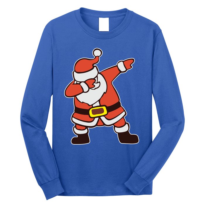 Dabbing Santa Christmas Gift Long Sleeve Shirt