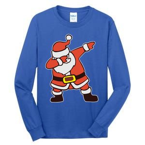 Dabbing Santa Christmas Gift Tall Long Sleeve T-Shirt