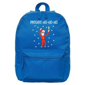 Drunk Santa Claus Prosecco Prosecc Ho Ho Ho Ugly Christmas Meaningful Gift 16 in Basic Backpack