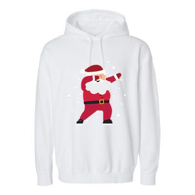 Dabbing Santa Christmas For Holiday Garment-Dyed Fleece Hoodie