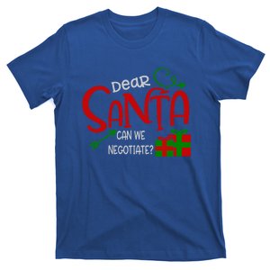 Dear Santa Can We Negotiate Funny Christmas Gift T-Shirt