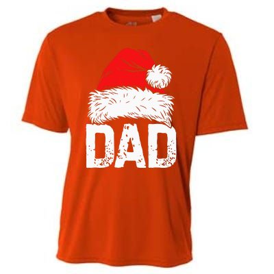 Dad Santa Christmas Family Matching Pajamas Papa Xmas Father Cooling Performance Crew T-Shirt