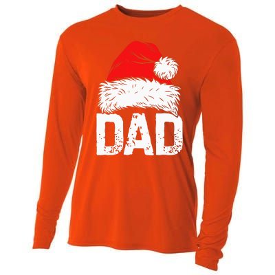 Dad Santa Christmas Family Matching Pajamas Papa Xmas Father Cooling Performance Long Sleeve Crew