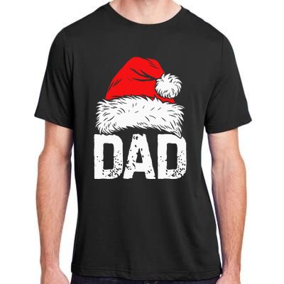 Dad Santa Christmas Family Matching Pajamas Papa Xmas Father Adult ChromaSoft Performance T-Shirt