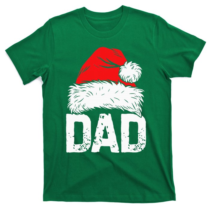 Dad Santa Christmas Family Matching Pajamas Papa Xmas Father T-Shirt