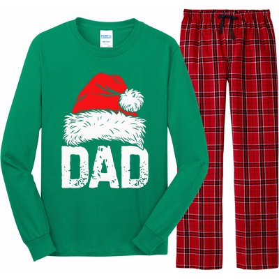 Dad Santa Christmas Family Matching Pajamas Papa Xmas Father Long Sleeve Pajama Set