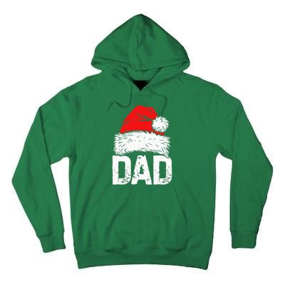 Dad Santa Christmas Family Matching Pajamas Papa Xmas Father Tall Hoodie