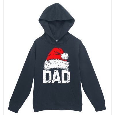 Dad Santa Christmas Family Matching Pajamas Papa Xmas Father Urban Pullover Hoodie