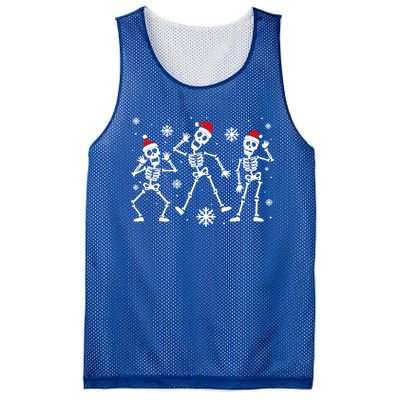 Dancing Skeleton Christmas Santa Skeleton Dance Xmas Vibes Gift Mesh Reversible Basketball Jersey Tank