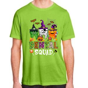 Dental Squad Costume Trick Or Teeth Denstist Halloween Ghost Gift Adult ChromaSoft Performance T-Shirt