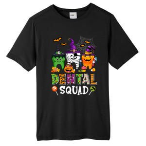 Dental Squad Costume Trick Or Teeth Denstist Halloween Ghost Gift Tall Fusion ChromaSoft Performance T-Shirt