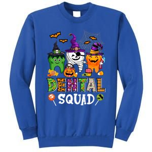 Dental Squad Costume Trick Or Teeth Denstist Halloween Ghost Gift Sweatshirt