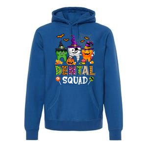 Dental Squad Costume Trick Or Teeth Denstist Halloween Ghost Gift Premium Hoodie