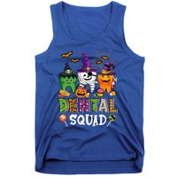 Dental Squad Costume Trick Or Teeth Denstist Halloween Ghost Gift Tank Top