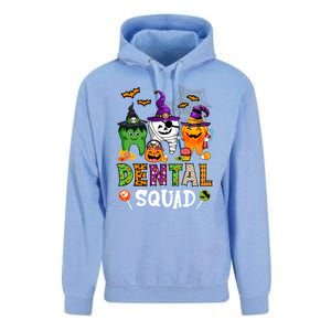 Dental Squad Costume Trick Or Teeth Denstist Halloween Ghost Gift Unisex Surf Hoodie