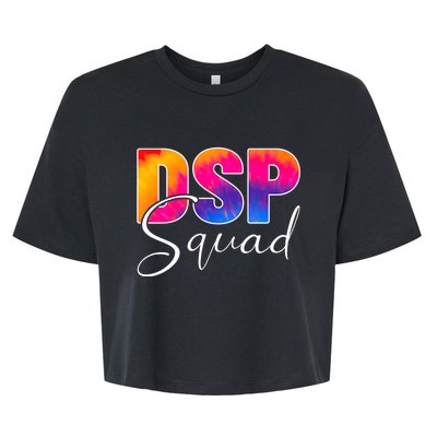 Dsp Squad Colorful Watercolor Pride Bella+Canvas Jersey Crop Tee