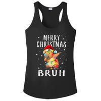 Dabbing Santa Capy Light Merry Christmas Bruh Boy Girl Funny Ladies PosiCharge Competitor Racerback Tank