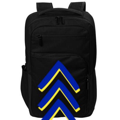 Down Syndrome Chevron Arrow For Trisomy 21 T21 For Down Syndrome Awareness Gift Impact Tech Backpack