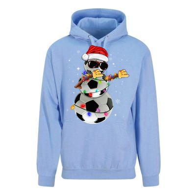 Dabbing Soccer Christmas Lights Pajama Xmas Dancing Styles Gift Unisex Surf Hoodie