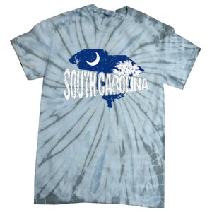 Distressed South Carolina Tie-Dye T-Shirt