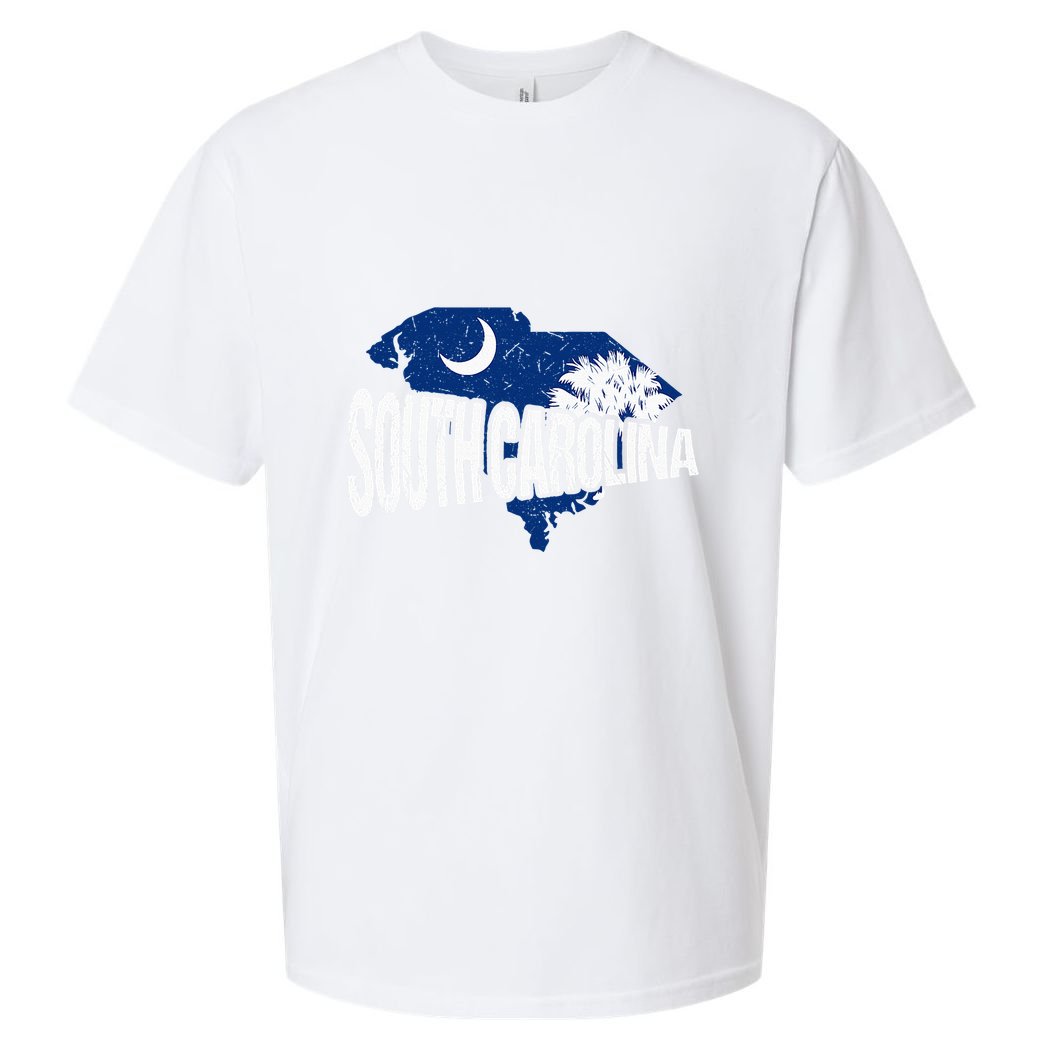 Distressed South Carolina Sueded Cloud Jersey T-Shirt