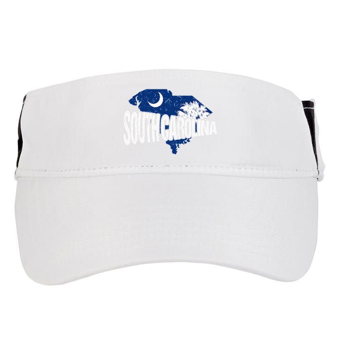 Distressed South Carolina Adult Drive Performance Visor
