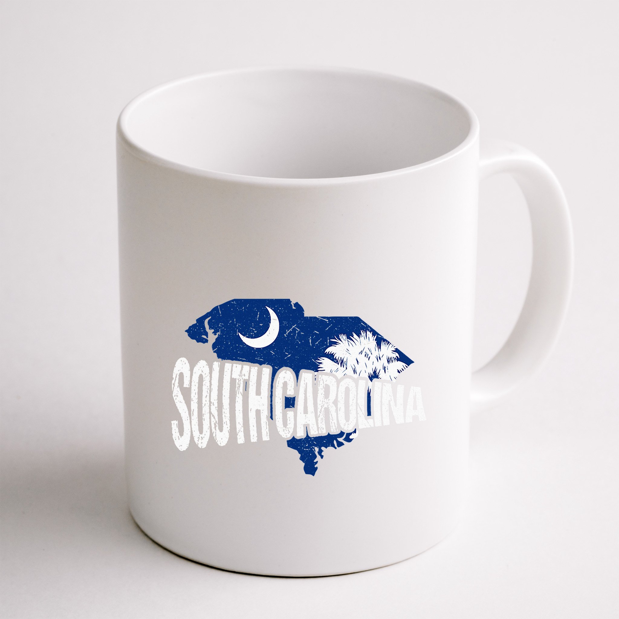 Distressed South Carolina Mug