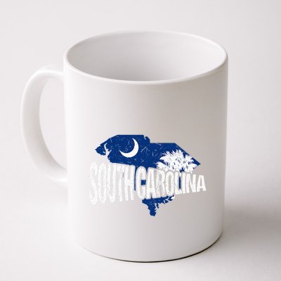 Distressed South Carolina Mug