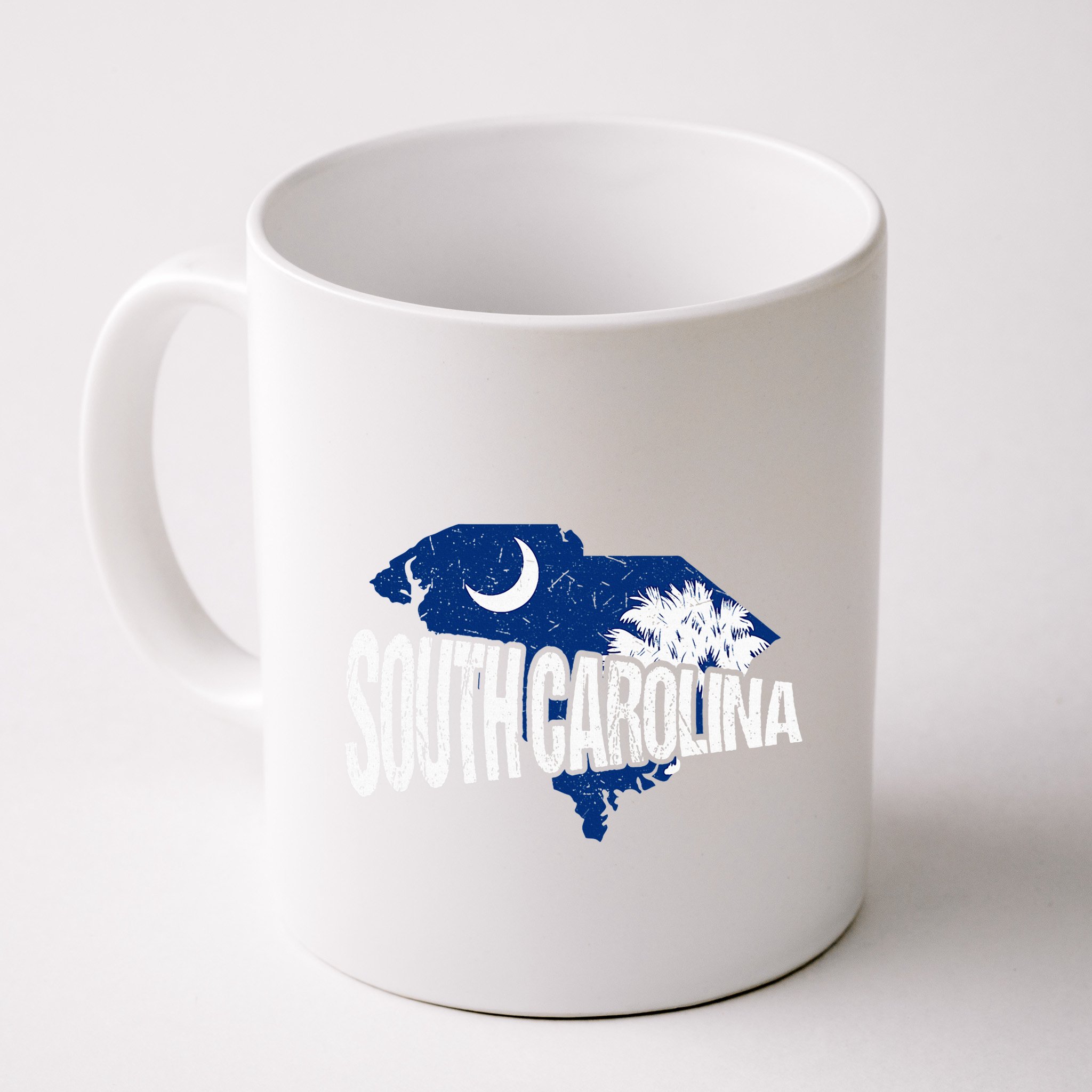 Distressed South Carolina Mug