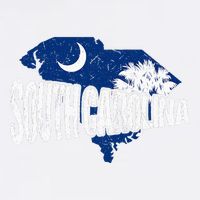 Distressed South Carolina Mug