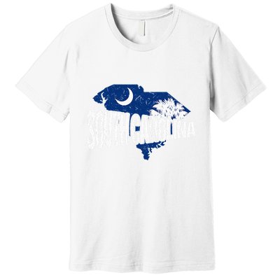 Distressed South Carolina Premium T-Shirt