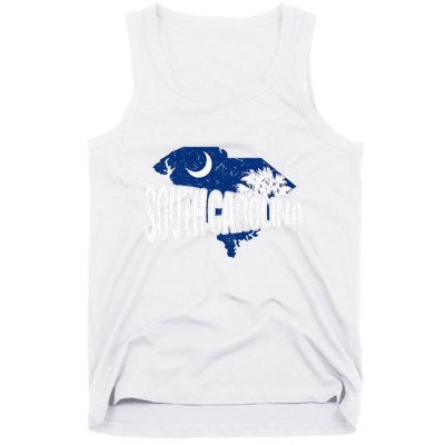 Distressed South Carolina Tank Top