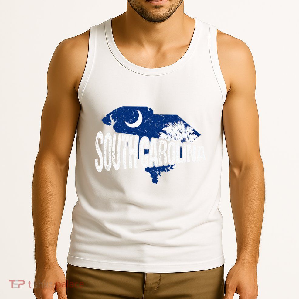 Distressed South Carolina Tank Top