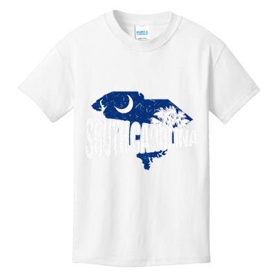 Distressed South Carolina Kids T-Shirt