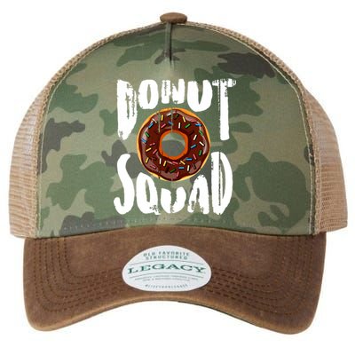 Donut Squad Cool Donut Lover Doughnut Gift Legacy Tie Dye Trucker Hat