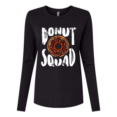 Donut Squad Cool Donut Lover Doughnut Gift Womens Cotton Relaxed Long Sleeve T-Shirt