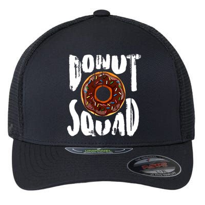 Donut Squad Cool Donut Lover Doughnut Gift Flexfit Unipanel Trucker Cap