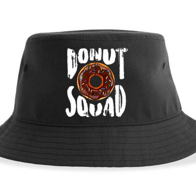 Donut Squad Cool Donut Lover Doughnut Gift Sustainable Bucket Hat