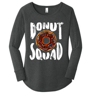 Donut Squad Cool Donut Lover Doughnut Gift Women's Perfect Tri Tunic Long Sleeve Shirt