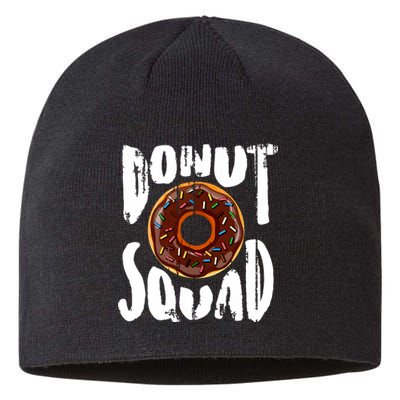 Donut Squad Cool Donut Lover Doughnut Gift Sustainable Beanie