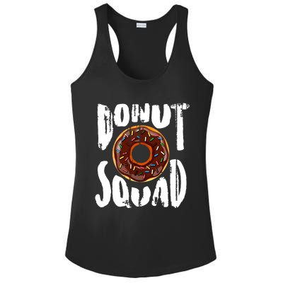 Donut Squad Cool Donut Lover Doughnut Gift Ladies PosiCharge Competitor Racerback Tank