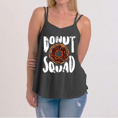 Donut Squad Cool Donut Lover Doughnut Gift Women's Strappy Tank