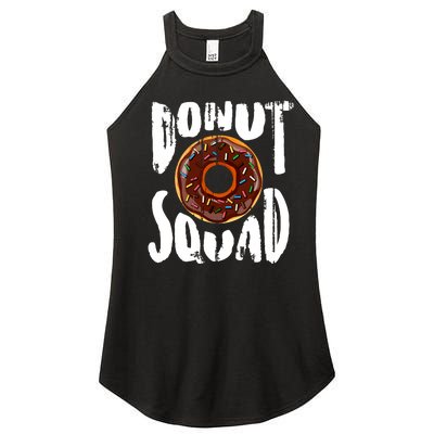 Donut Squad Cool Donut Lover Doughnut Gift Women's Perfect Tri Rocker Tank