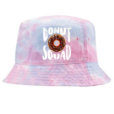 Donut Squad Cool Donut Lover Doughnut Gift Tie-Dyed Bucket Hat