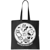 Distressed Science Cat Bacteria Microbiology Meowcrobiology Tote Bag