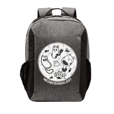 Distressed Science Cat Bacteria Microbiology Meowcrobiology Vector Backpack